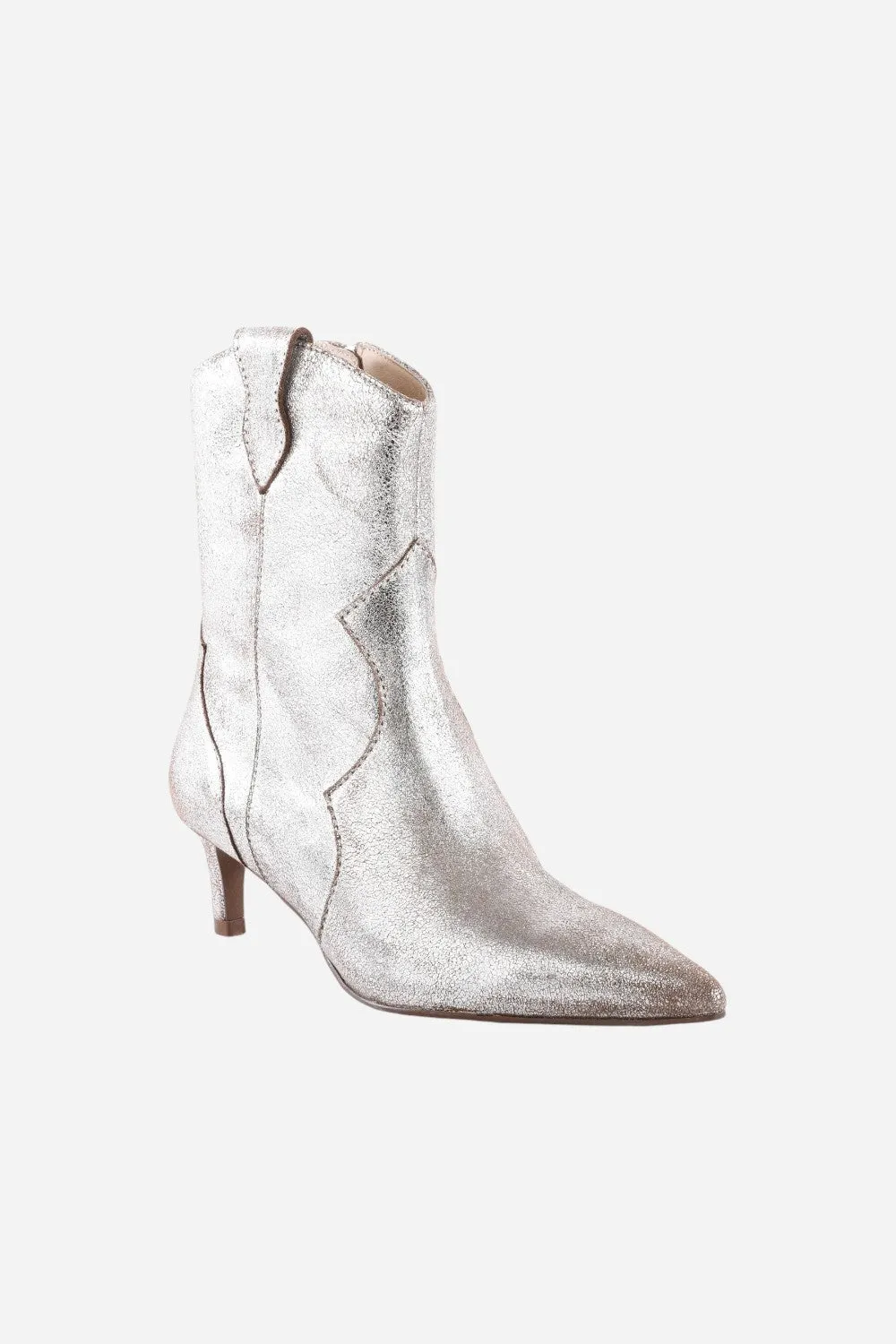 Seychelles Dallas Distressed Pewter Bootie