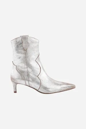 Seychelles Dallas Distressed Pewter Bootie