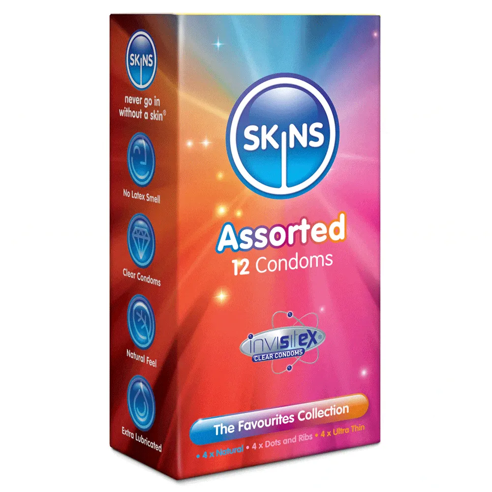 Skins Condoms Assorted 12 Pack