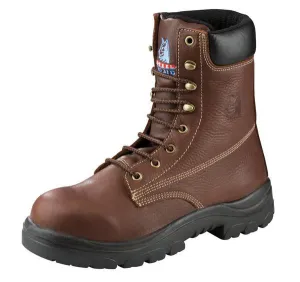 'Steel Blue' Men's 8" Portland ESD Steel Toe - Oak / Brown