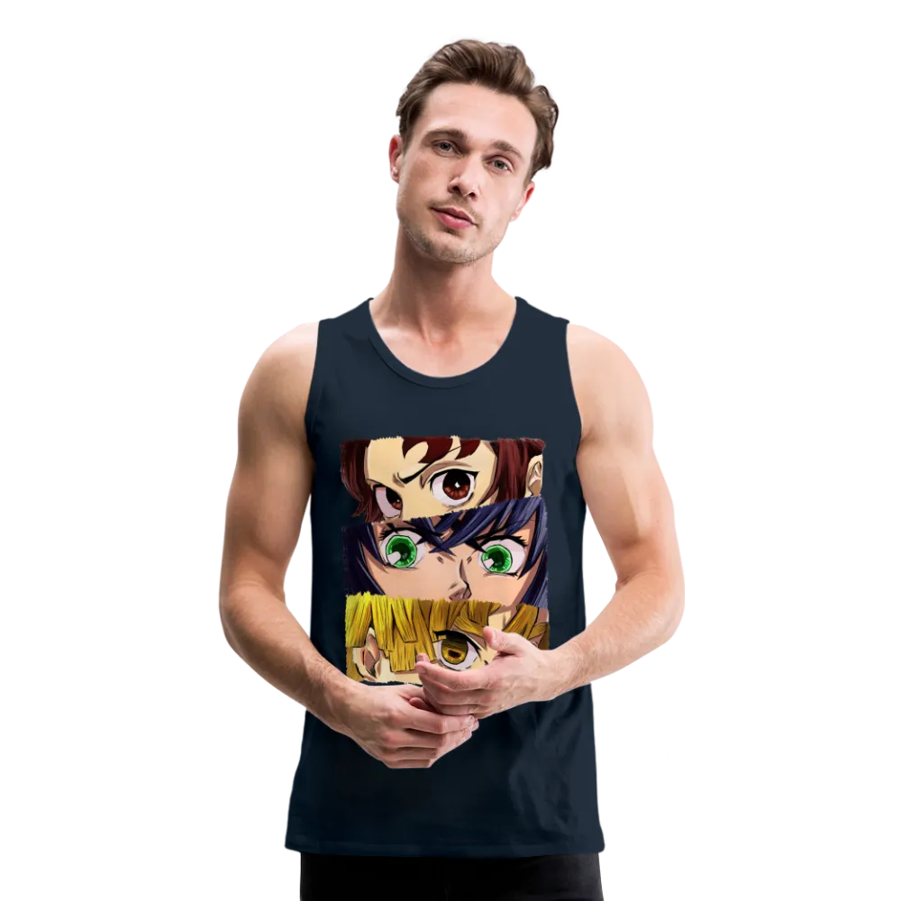 The 'Demon Slayer' Trio Men’s Premium Tank