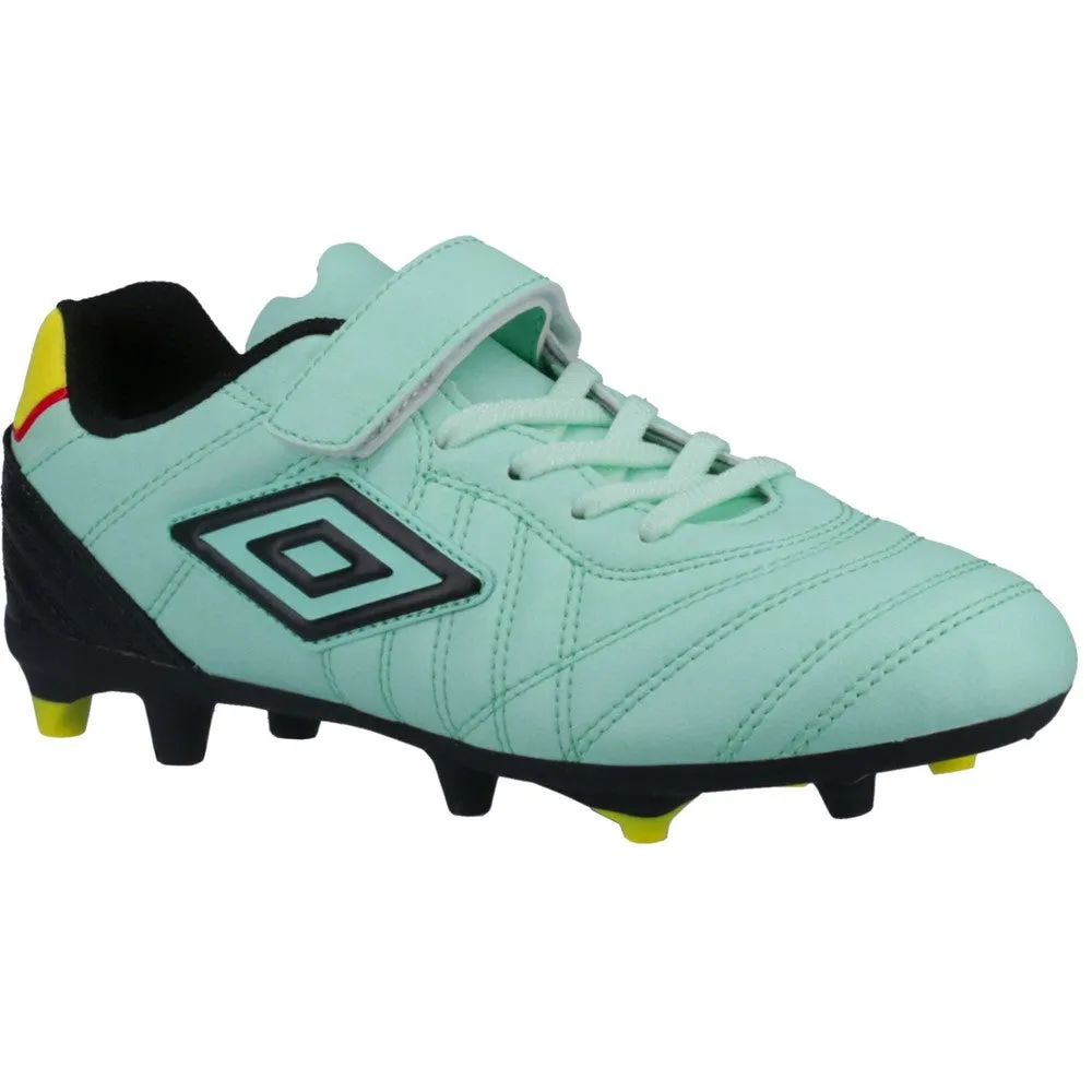 Umbro Speciali Liga Firm Ground Jnr infant Football Boot Black or Blue