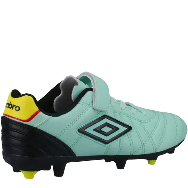 Umbro Speciali Liga Firm Ground Jnr infant Football Boot Black or Blue