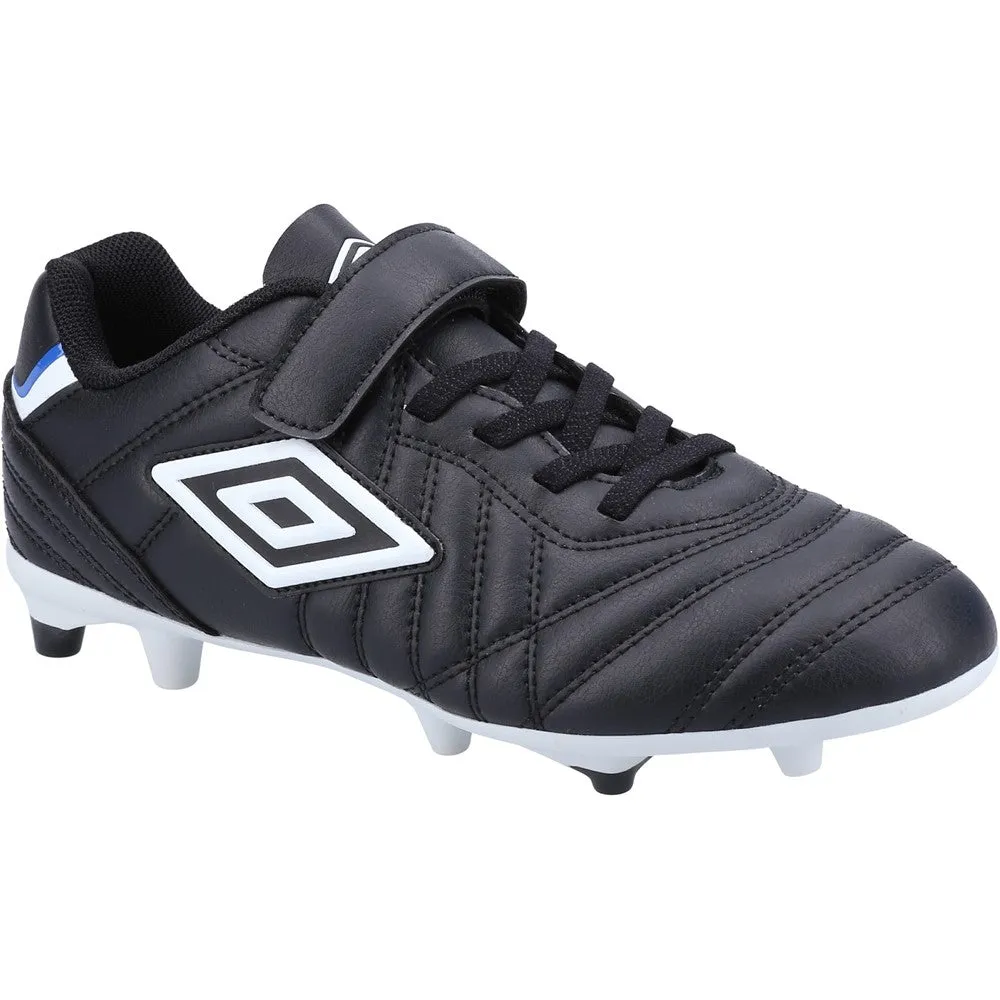 Umbro Speciali Liga Firm Ground Jnr infant Football Boot Black or Blue