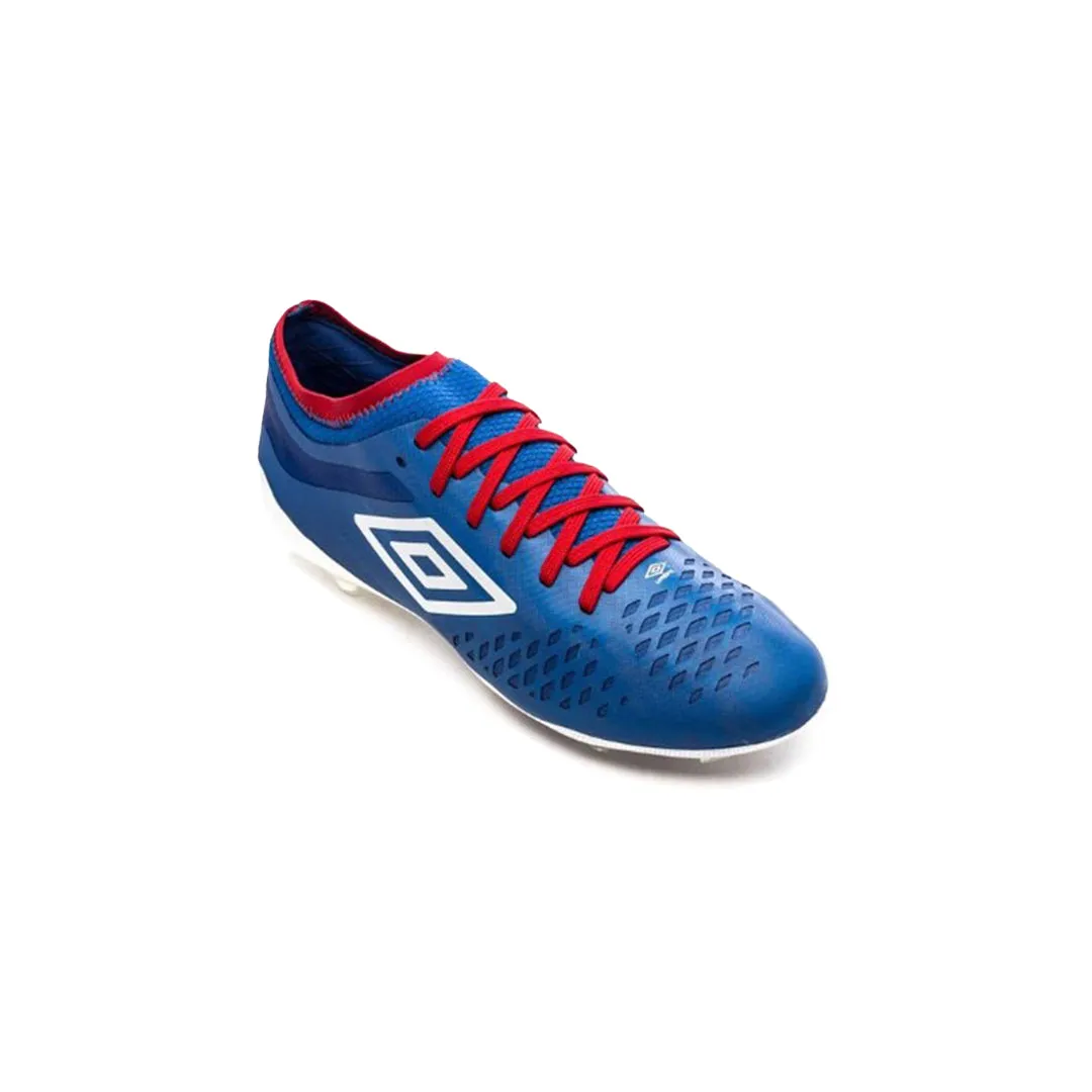 Umbro Velocita Iv League Fg Junior Studded Boots - Tw Royal / White / Vermillion / Regal Blue - 81407U-Hpx