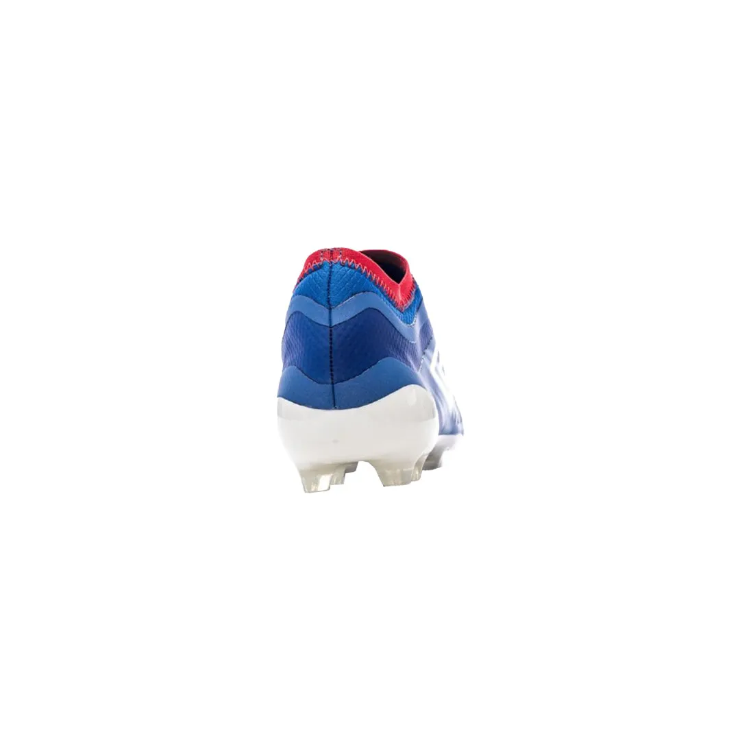 Umbro Velocita Iv League Fg Junior Studded Boots - Tw Royal / White / Vermillion / Regal Blue - 81407U-Hpx