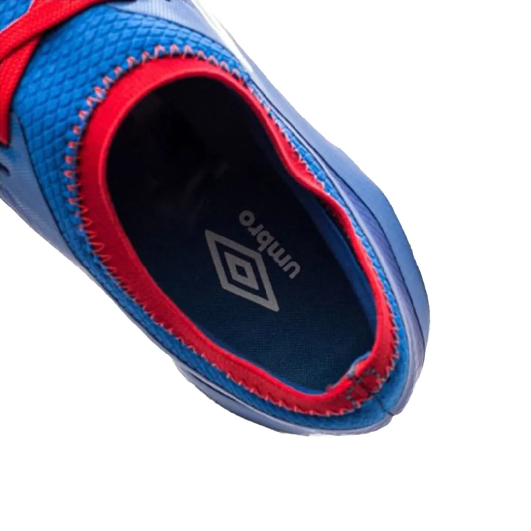 Umbro Velocita Iv League Fg Junior Studded Boots - Tw Royal / White / Vermillion / Regal Blue - 81407U-Hpx