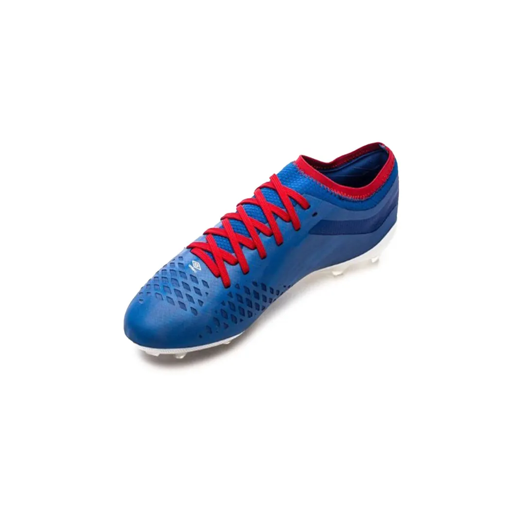 Umbro Velocita Iv League Fg Junior Studded Boots - Tw Royal / White / Vermillion / Regal Blue - 81407U-Hpx