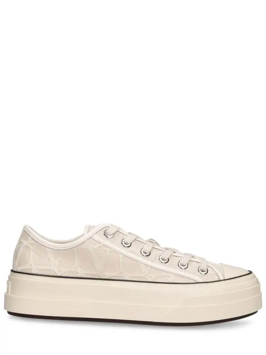 Valentino Garavani   Iconographie linen sneakers 